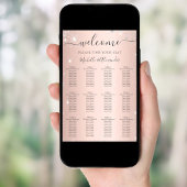 Poster Rose or argent mariage