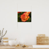 Poster Rose orange (Cuisine)