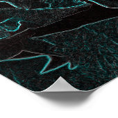 Poster Rose orange clair (Coin)