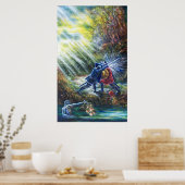 Poster ROSE OUBLIÉ combattant les chevaliers, l'argent et (Cuisine)