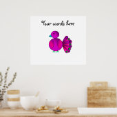 Poster Rose paon mignon (Cuisine)