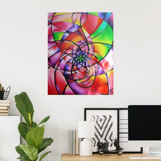 Poster Rose par Greg Roberts - Beaux-arts (Bureau à domicile)