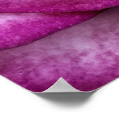 Poster Rose pourpre (Coin)