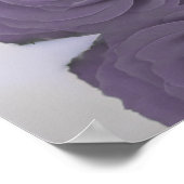 Poster Rose Poussière Violet 20 Plan de table de mariage (Coin)