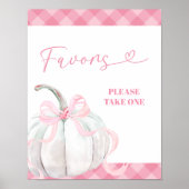 Poster Rose Preppy Citrouille Girl Anniversaire Fa (Devant)