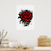 Poster Rose robuste (Cuisine)