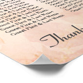 Poster Rose romantique et Mariage de dentelle (Coin)