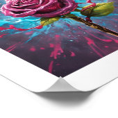 Poster Rose rose (Coin)