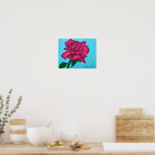 Poster Rose rose (Cuisine)