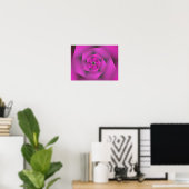 Poster Rose Rose Art Abstrait (Bureau à domicile)