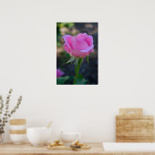 Poster Rose rose boudin (Cuisine)