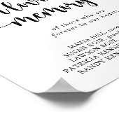 Poster Rose rose Dusty Classique En Mémoire D'Amour (Coin)