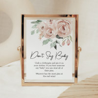 Rose Rose Poussiéreuse C'est une fille Ne dites pa