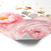 Poster Rose Rose Princesse Quinceañera Bienvenue (Coin)