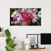 Poster Rose rose rose (Bureau à domicile)