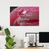 Poster Rose rose rose (Bureau à domicile)