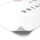 Poster Rose rose rose rose classique Accueil Mariage (Coin)