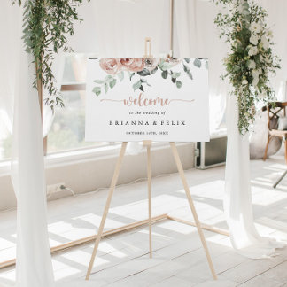 Poster Rose rose rose rose classique Accueil Mariage