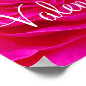 Poster Rose rose Valentine (Coin)