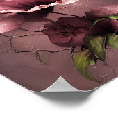 Poster Rose rose vintage shabby chic (Coin)