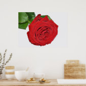 Poster Rose rouge (Cuisine)