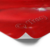 Poster Rose rouge (Coin)