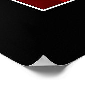 Poster Rose rouge (Coin)