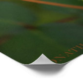 Poster Rose rouge commence à fleurir (Coin)