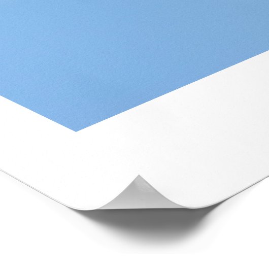 Poster Rose rouge simple (Coin)