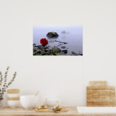 Poster Rose rouge Washed Ashore (Cuisine)
