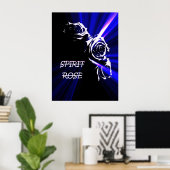 Poster rose spirituel (Bureau à domicile)