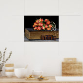 Poster rose sur l'ancien livre (Cuisine)