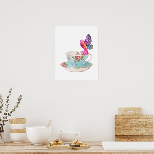 Poster Rose, Teacup Fairy, (Cuisine)