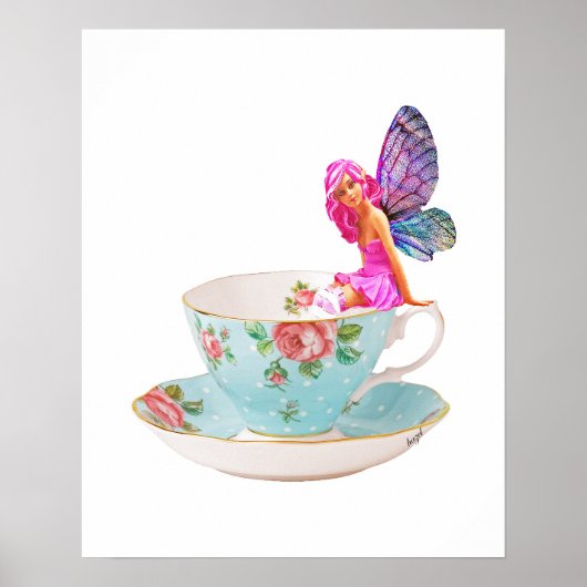 Poster Rose, Teacup Fairy, (Devant)