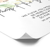 Poster Rose tendre Parents de la mariée en souvenir affec (Coin)