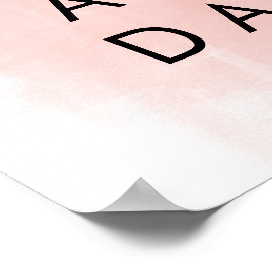 Poster Rosé Toute La Journée (Coin)