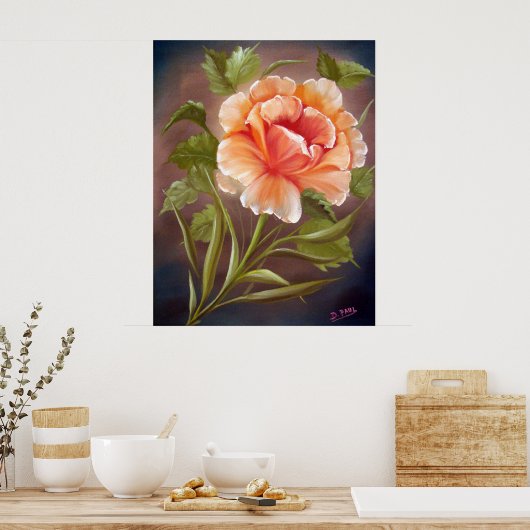Poster Rose Tropicana (Cuisine)