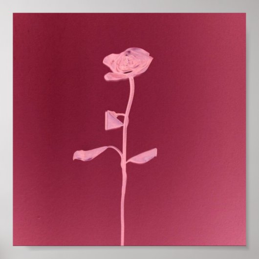 POSTER ROSE UNIQUE (Devant)