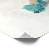 Poster Rose vers le haut (Coin)