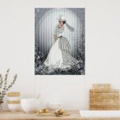 Poster Rose victorien (Cuisine)