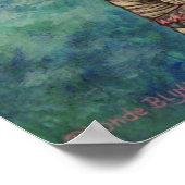 Poster rose victorien (Coin)