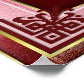 Poster Rose victorien (Coin)