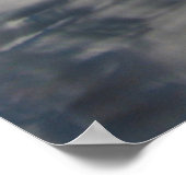 Poster Roseaux et reflets sur le lac Rice (Coin)