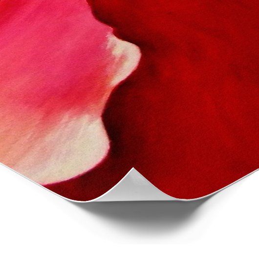 Poster Rosebud Abstrait (Coin)