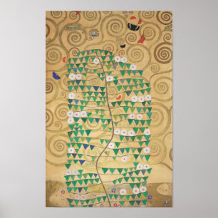 Poster Rosebush — Gustav Klimt, Stoclet Frieze (1910-11)
