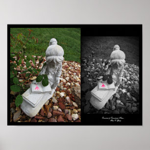 Poster Rosebustes & Raindrops Baisers Wall Art par Stan V