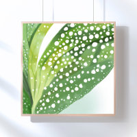 Rosée du matin | Aquarelle botanique moderne