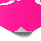 Poster Rosée profonde Garder le calme et continuer (Coin)