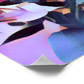 POSTER ROSES ABSTRAITS PINK HYBRID (Coin)