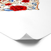 Poster Roses And Skulls Heart Gothic Style Valentine Be M (Coin)